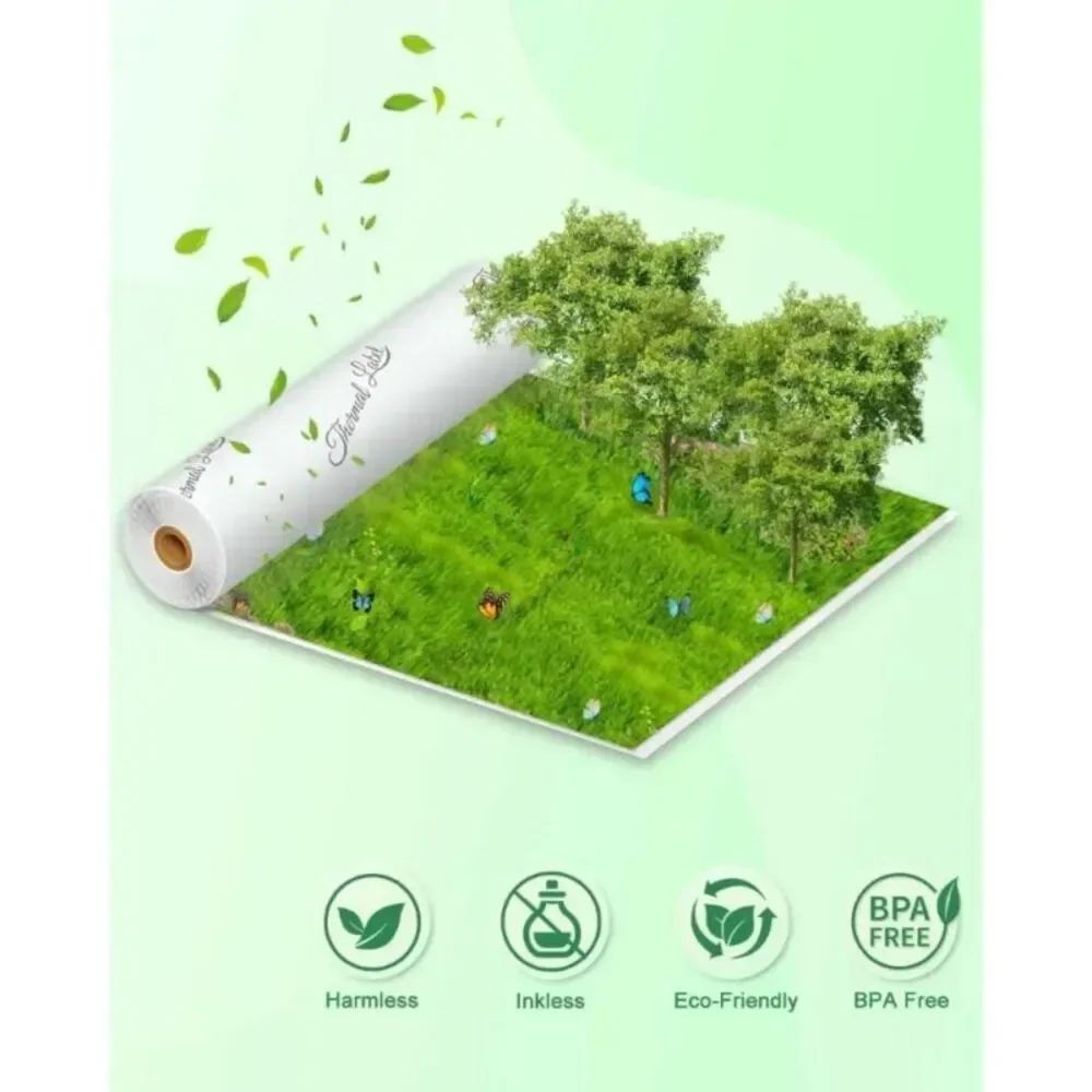 Phomemo A4 Thermal Printer Paper Letter Paper Quick-Dry Continuous Paper Suitab